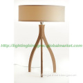 Fashionable Wooden Table Lamp Lighting / modern wooden lamp exporter